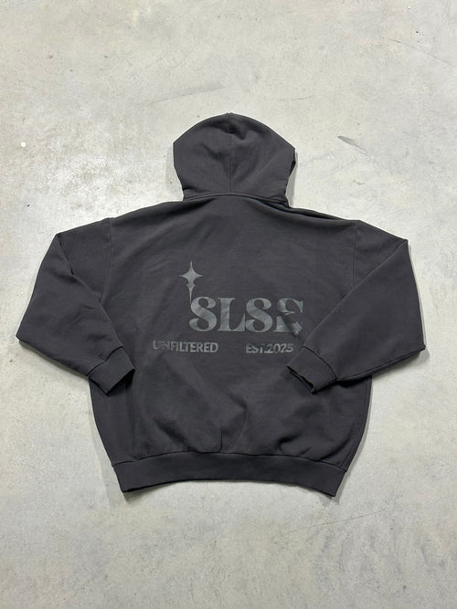 Faded "Black on Black" Hoodie