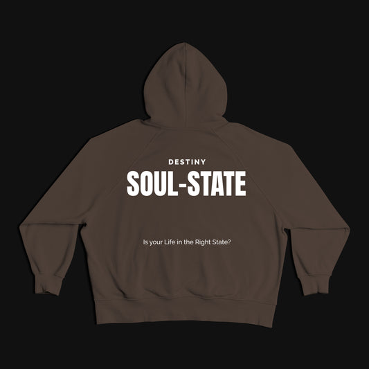 A OG "Soul State"Relaxed Mocha Hoodie